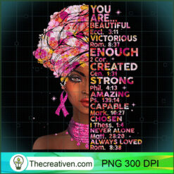 Black Women Fight Like A Queen Pink Ribbon PNG Clipart Design 29950