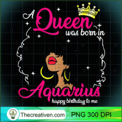 Womens Cool A Queen Was Born I PNG Clipart Download