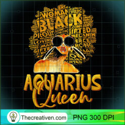 Black Women Afro Hair Art AQUARIUS Queen F PNG Clipart Design 29835