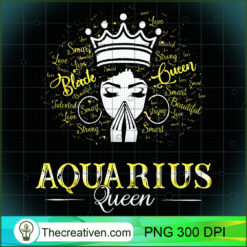 AQUARIUS Queen Black Women Feb PNG Clipart Download