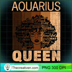 Aquarius Queen Afro Birthday M PNG Clipart Download