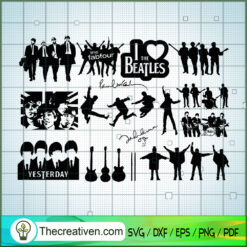 The Beatles Bundle 2 SVG Cut File for Cricut & Silhouette