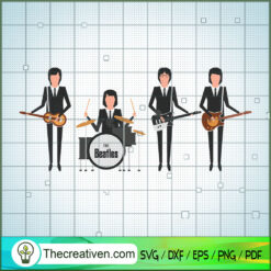 Member of The Beatles Art 1969 SVG Cut File for Cricut & Silhouette