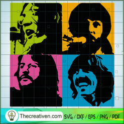 The Beatles Legend SVG Cut File for Cricut & Silhouette