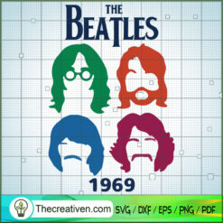 The Beatles 1969 SVG Cut File for Cricut & Silhouette