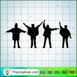 Shadow Member of The Beatles SVG Cut File for Cricut & Silhouette