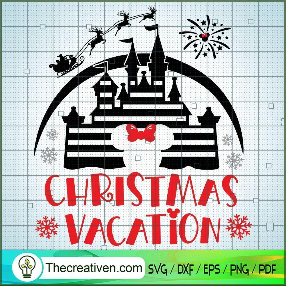 Minnie Christmas Vacation SVG Cut File for Cricut & Silhouette 1 Minnie Christmas Vacation SVG Cut File for Cricut & Silhouette