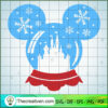 Mickey Blue Head Castle SVG Cut File for Cricut & Silhouette 3 christmas 23 copy