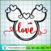 Minnie Love Head SVG, Disney Christmas SVG, Mickey And Minnie SVG 3 christmas 20 copy
