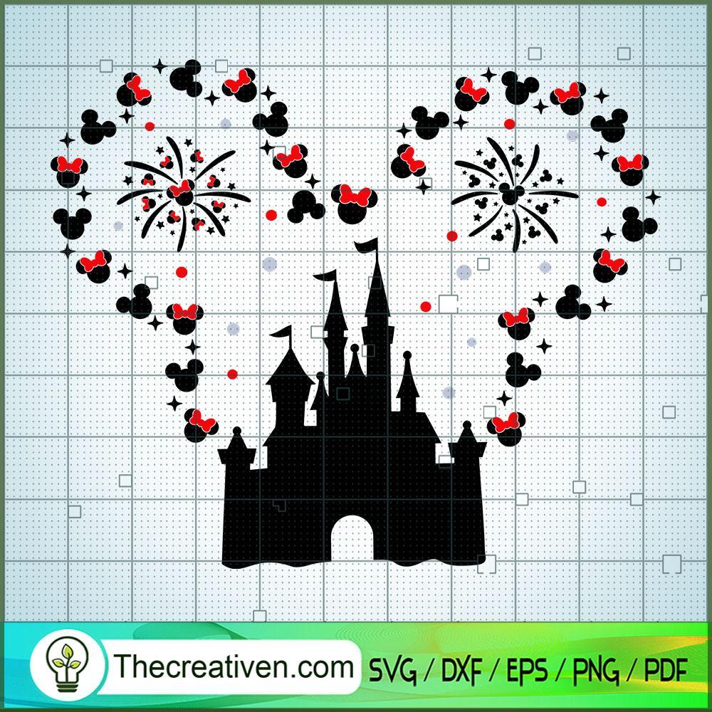 Castle Mickey Head New Year SVG Cut File for Cricut & Silhouette 1 Castle Mickey Head New Year SVG Cut File for Cricut & Silhouette