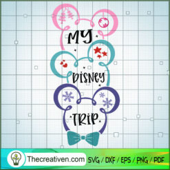 My Disney Trip SVG, Disney Christmas SVG, Mickey And Minnie SVG
