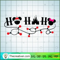 Ho Ho Ho Disney Christmas SVG Cut File for Cricut & Si Design 29509