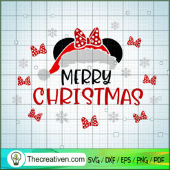 Merry Christmas SVG, Disney Christmas SVG, Mickey And Minnie SVG