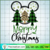 Merry Christmas Double Pine Tree SVG Cut File for Cricut & Silhouette