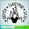 Disney Christmas Castle SVG Cut File for Cricut & Silhouette