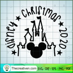 Disney Christmas Castle SVG Cut File for Cricut & Silhouette