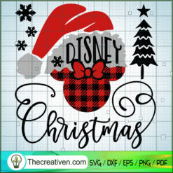 Disney Minnie Christmas Hat SVG Cut File for Cricut & Silhouette