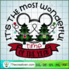 Colorful Mickey Christmas Quotes SVG Cut File for Cricut & Silhouette