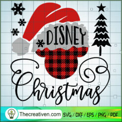 Disney Mickey Christmas Hat SVG Cut File for Cricut & Silhouette