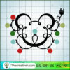 Mickey Head Christmas Light SVG Cut File for Cricut & Design 29381 2 christmas disney 1 copy