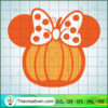 Minnie Pumpkin Halloween SVG Cut File for Cricut & Silhouette