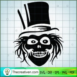 Haunted Skull SVG Cut File for Cricut & Silhouette