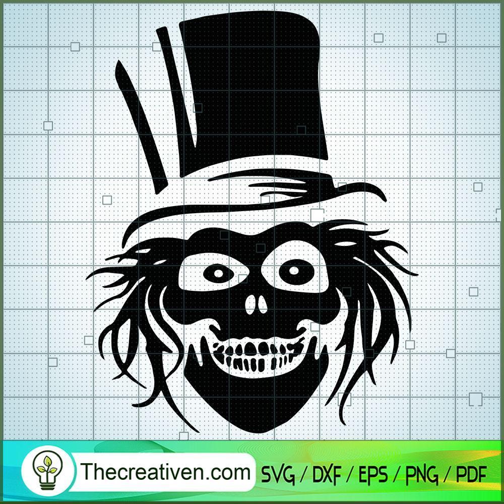 Haunted Skull SVG Cut File for Cricut & Silhouette 1 Haunted Skull SVG Cut File for Cricut & Silhouette
