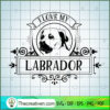 I Love My Labrador Free SVG Cut File for Cricut & Silhouette