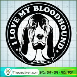 Bloodhound Love Free SVG Cut File for Cricut & Silhouette
