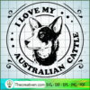 Australian Cattle Dog Free SVG Cut File for Cricut & Silhouette