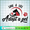 Adopt A Pet SVG Free, Dog Pet SVG Free, Free SVG For Cricut Silhouette