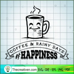 Coffee And Rainy Days Free SVG Cut File for Cricut & Silhouette