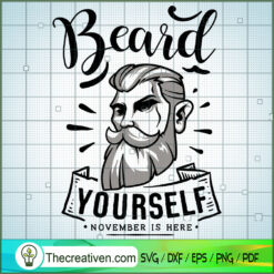 Beard Yourself Free SVG Cut File for Cricut & Silhouette