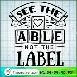 See The Able SVG Free, Autism SVG Free, Free SVG For Cricut Silhouette