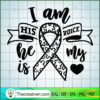 I Am His Voice Free SVG Cut File for Cricut & Silhouette 3 I am his voice copy