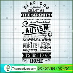 Dear God Please Grant Me Free SVG Cut File for Cricut & Silhouette