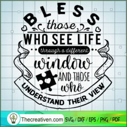 Bless Those Who See Life Free SVG Cut File for Cricut & Silhouette