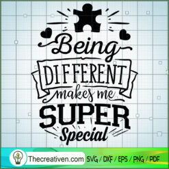 Being Different Makes Me Free SVG Cut File for Cricut & Silhouette