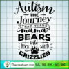 Autism - The Journey That Tu SVG Cut File for Cricut 2 Autism the journey that turns copy