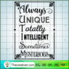Always Unique SVG, Autism SVG, SVG For Cricut Silhouette