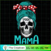 Spooky Mama Skeleton Bandana SVG Cut File for Cricut & Silhouette