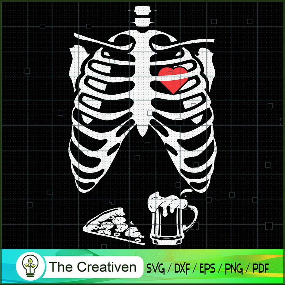 Skeleton Pizza Beer Funny Ha SVG Cut File for Cricut 1 Skeleton Pizza Beer Funny Ha SVG Cut File for Cricut