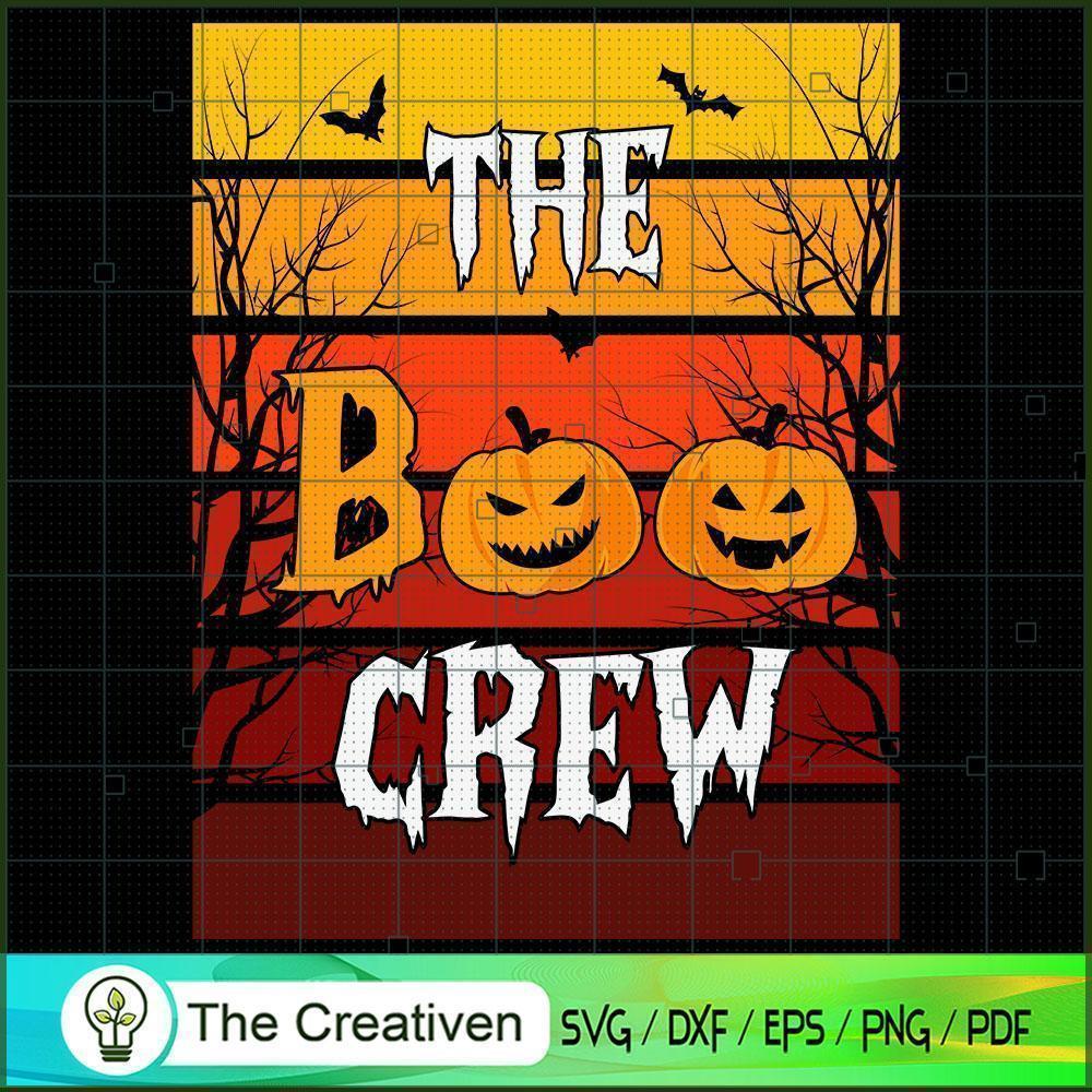 The Boo Crew Pumpkin Hallowe SVG Cut File for Cricut 1 The Boo Crew Pumpkin Hallowe SVG Cut File for Cricut
