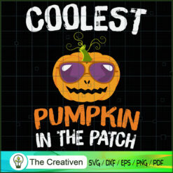 Halloween Coolest Pumpkin in SVG Cut File for Cricut