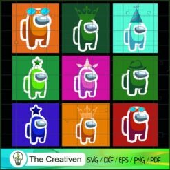 Collection Among Us SVG, Among US SVG, Gaming SVG