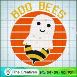 Boo Bees Halloween SVG Cut File for Cricut & Silhouette