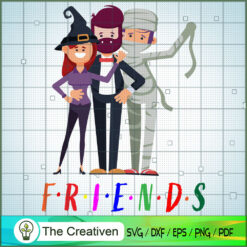 Friends Halloween SVG Cut File for Cricut & Silhouette Design 27508