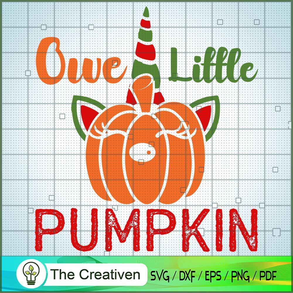 Owe Little Pumpkin SVG Cut File for Cricut & Silhouette 1 Owe Little Pumpkin SVG Cut File for Cricut & Silhouette