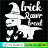 Trick Rawr Treat SVG Cut File for Cricut & Silhouette Design 27449