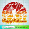 Happy Halloween Bigfoot SVG Cut File for Cricut & Silhouette